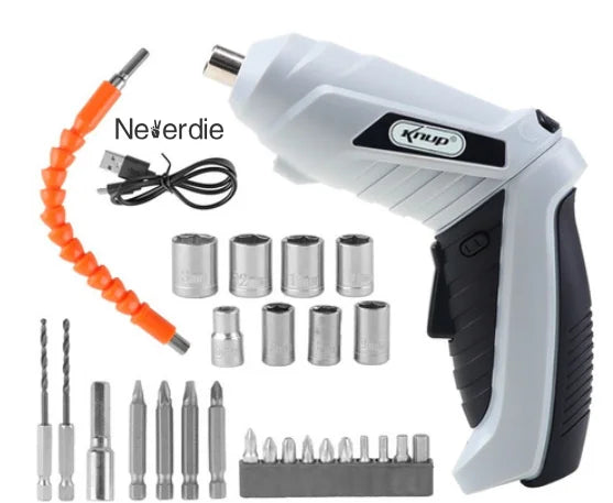 Rechargeable 32-point Portable Wireless Screw Machine + Case with Accessories-Neverdie