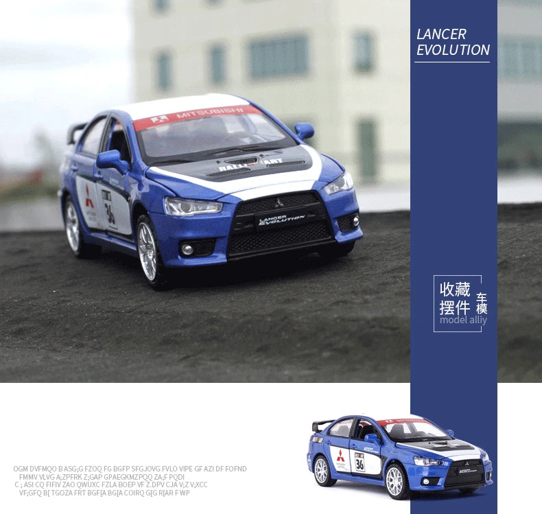 Mitsubishi Lancer Evolution GT3 - Esportivo - Colecionáveis 1:32