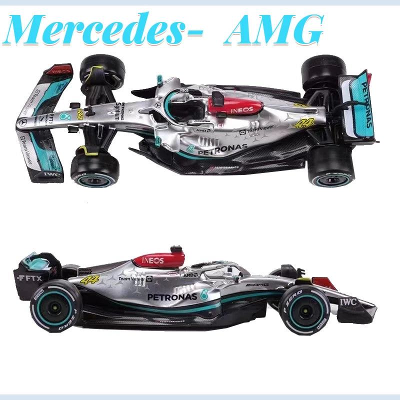 Mercedes 2022 W13 Lewis Hamilton & George Russell - Fórmula 1 - Colecionáveis 1:43