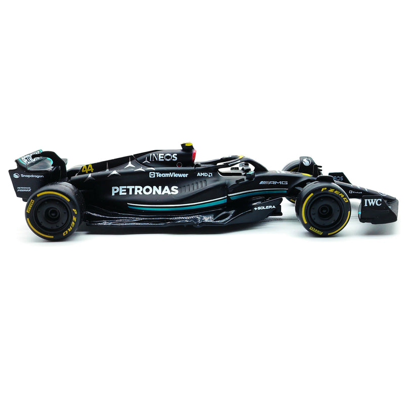 Mercedes 2023 W14 Lewis Hamilton e George Russell - Fórmula 1 - Colecionáveis 1:43