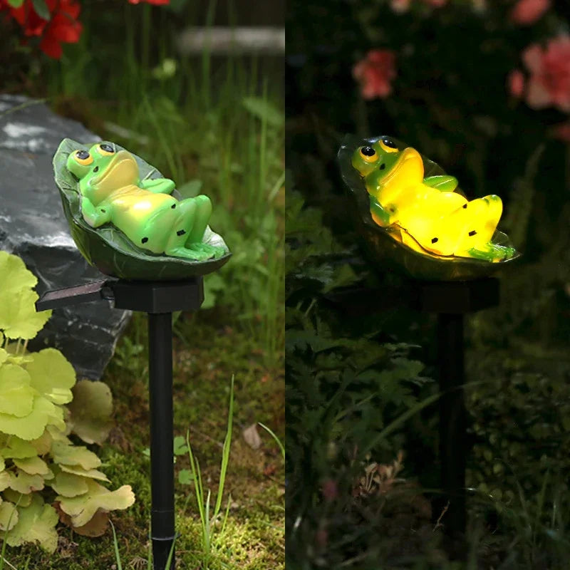 Outdoor Solar Lights Solar Powered LED Owl Garden Lights Owl Animal Lawn Lamps Waterproof Solar Lamp for Christmas Decoration