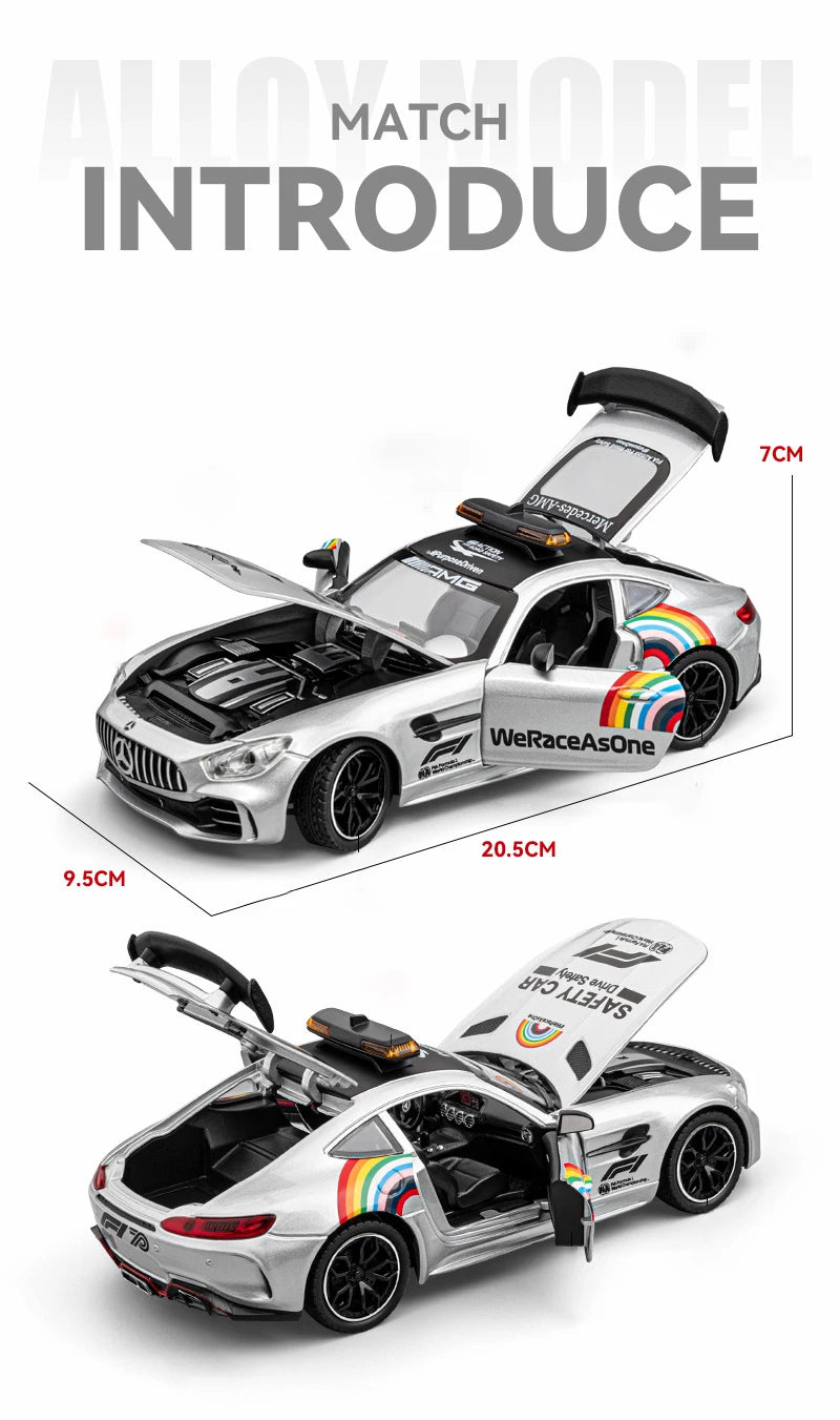 Mercedes GTR Safety Car - Fórmula 1 - Colecionáveis 1:24