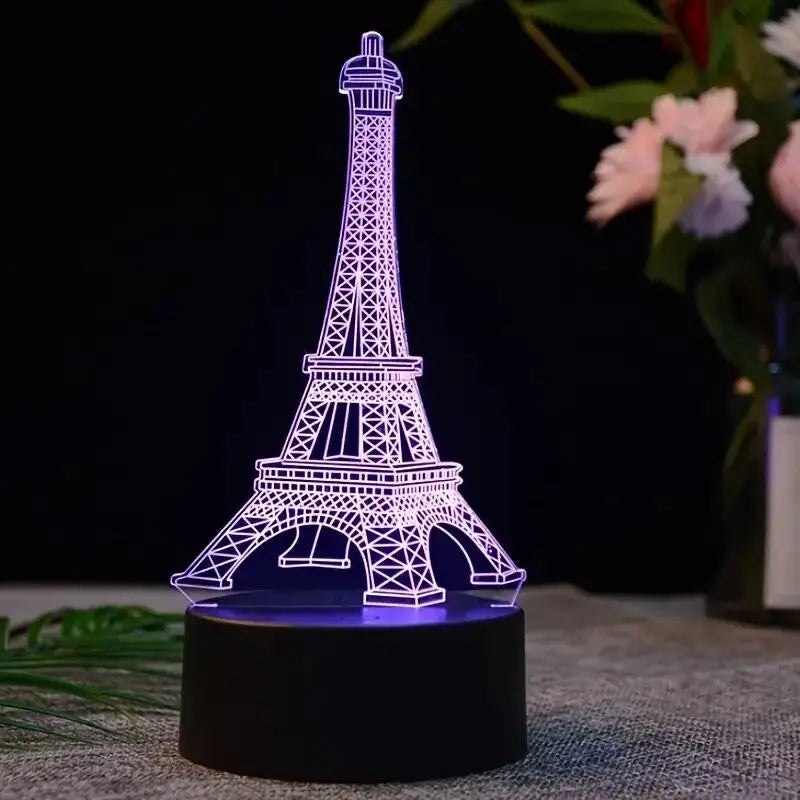 Torre Eiffel - Paris - Luminária 3D