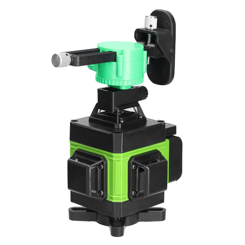 4D 16 Lines Laser Level 360 ° Self-leveling Machine USB Rechargeable Lithium Battery Leveling Tool with Adjustable Tripod Stand