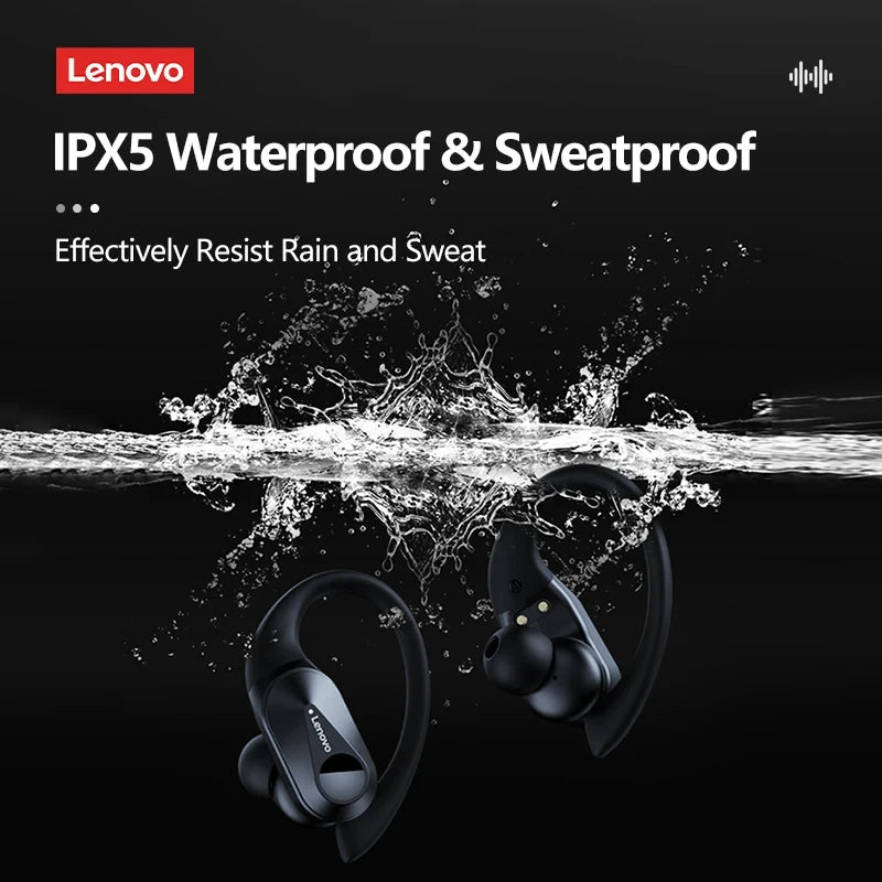 Choice Lenovo LP75 TWS Wireless Bluetooth V5.3 Earphones HiFi Stereo Noise Reduction Earbuds Waterproof Sports Headphones