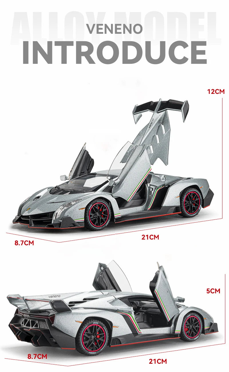 Lamborghini Veneno - Esportivo - Colecionáveis 1:24