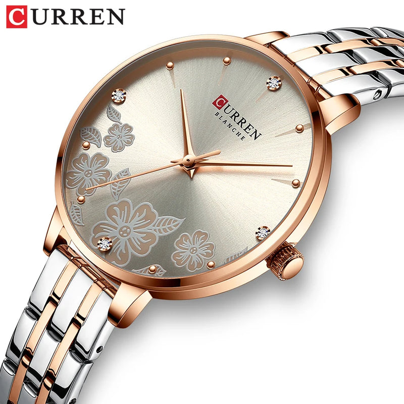 New Fashion Women Watches Top Brand Ladies Luxury Creative Steel Women Bracelet Watches Female Quartz Waterproof Watch Gift