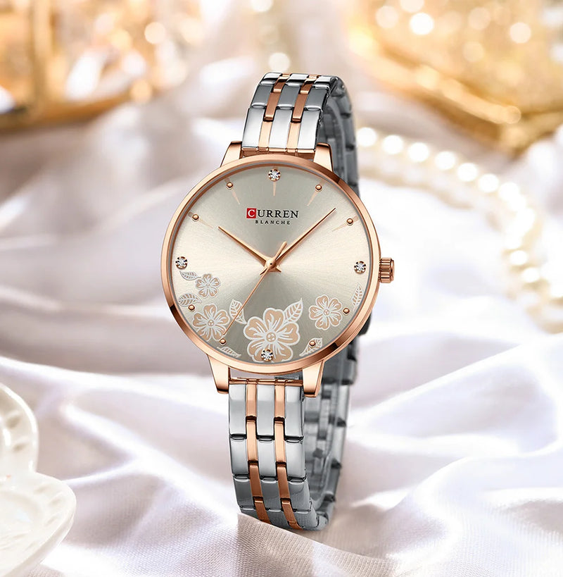 New Fashion Women Watches Top Brand Ladies Luxury Creative Steel Women Bracelet Watches Female Quartz Waterproof Watch Gift