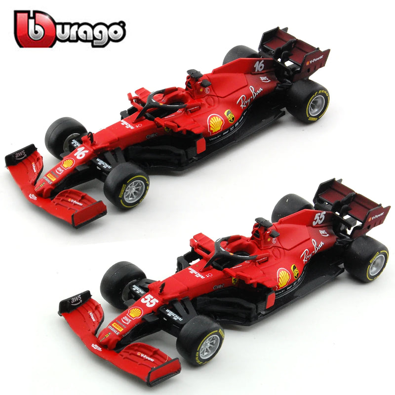 Ferrari 2022 F1-75 Charles Leclerc & Carlos Sainz - Fórmula 1 - Colecionáveis 1:43