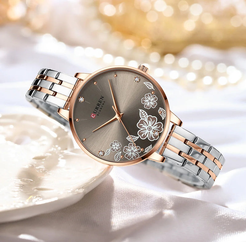 New Fashion Women Watches Top Brand Ladies Luxury Creative Steel Women Bracelet Watches Female Quartz Waterproof Watch Gift