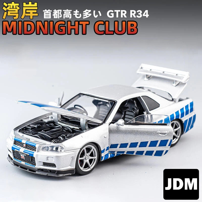 Nissan Skyline GTR R34 - Velozes e Furiosos - Colecionáveis 1:32