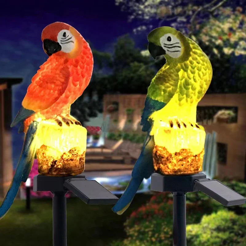 Outdoor Solar Lights Solar Powered LED Owl Garden Lights Owl Animal Lawn Lamps Waterproof Solar Lamp for Christmas Decoration