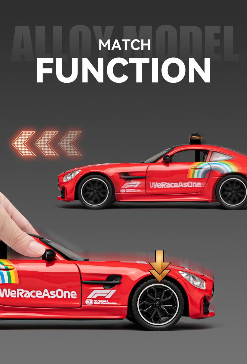 Mercedes GTR Safety Car - Fórmula 1 - Colecionáveis 1:24