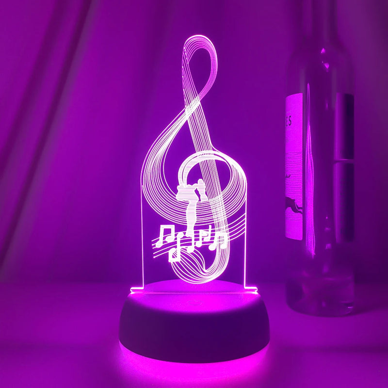 Nota Musical - Luminária 3D