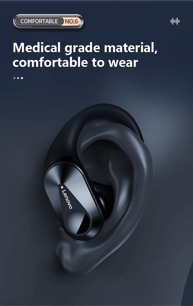 Choice Lenovo LP75 TWS Wireless Bluetooth V5.3 Earphones HiFi Stereo Noise Reduction Earbuds Waterproof Sports Headphones