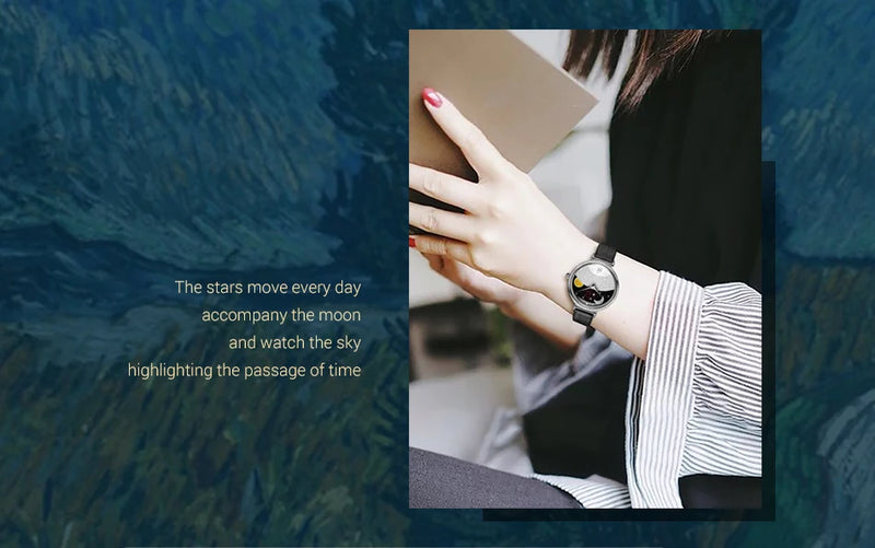 Shengke Original Design Woman Watches Fashion Leather Strap Moon and Star Women's Quartz Wristwatches Top Brand Ladies Clock