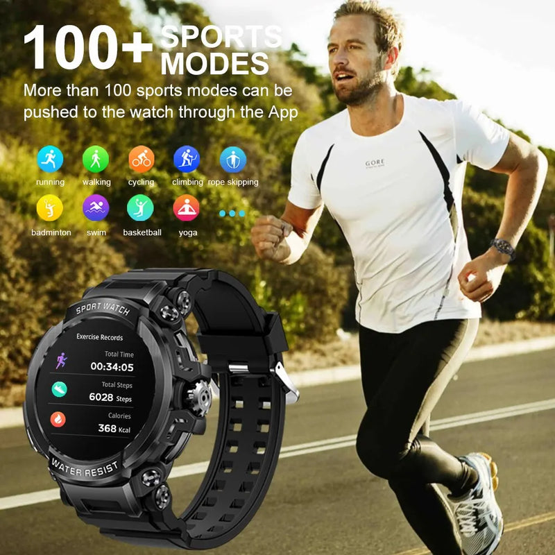 MEVADEN 1.5" Bluetooth Call GPS Smart Watch Men 120+ Sports Fitness Tracker Health Monitor Smartwatch for Android IOS 600mAh T90