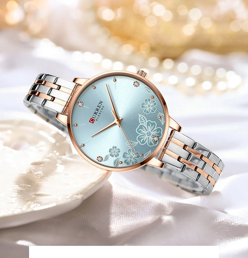 New Fashion Women Watches Top Brand Ladies Luxury Creative Steel Women Bracelet Watches Female Quartz Waterproof Watch Gift