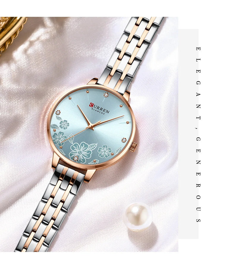 New Fashion Women Watches Top Brand Ladies Luxury Creative Steel Women Bracelet Watches Female Quartz Waterproof Watch Gift