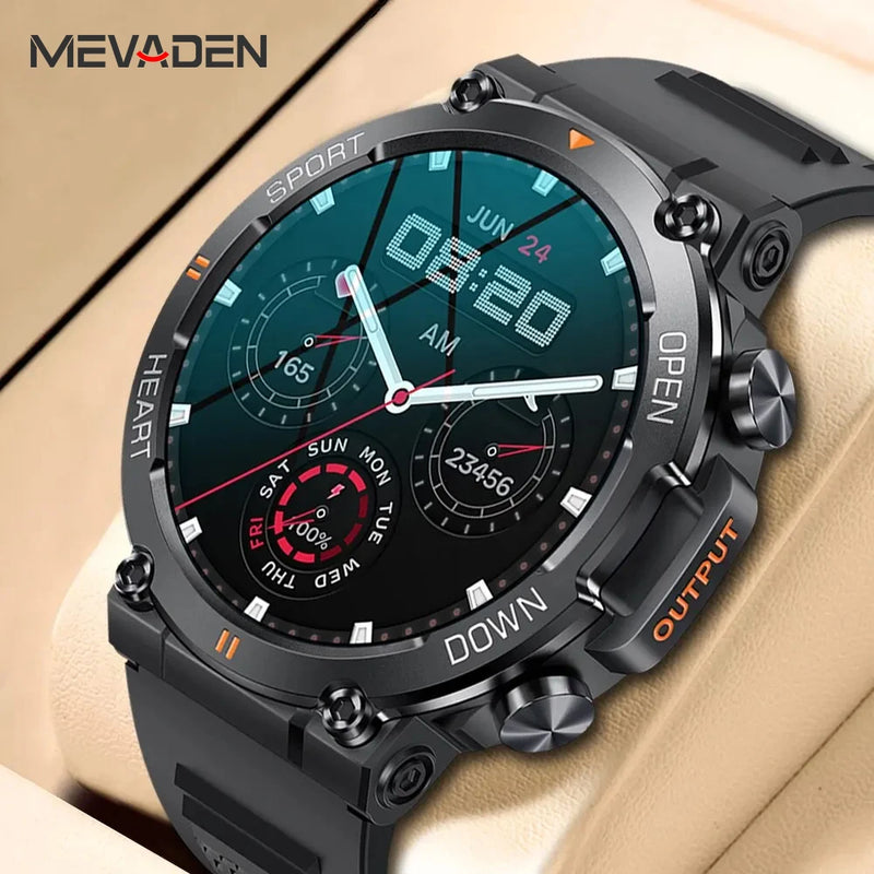 MEVADEN Smartwatch Masculino – 1,39” HD com Chamadas Bluetooth