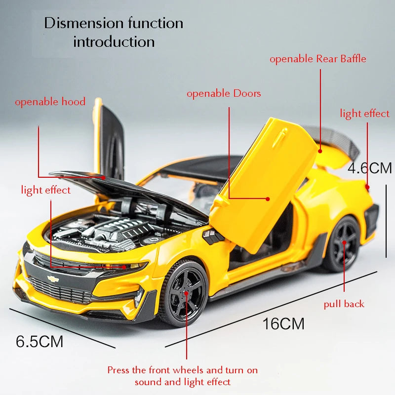 Camaro  Bumblebee - Transformers - Colecionáveis 1:32