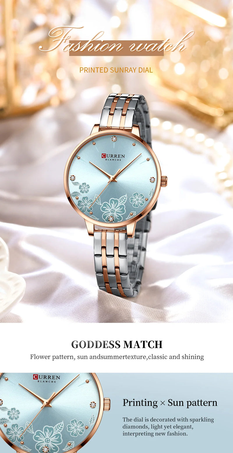 New Fashion Women Watches Top Brand Ladies Luxury Creative Steel Women Bracelet Watches Female Quartz Waterproof Watch Gift