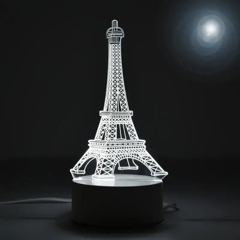 Torre Eiffel - Paris - Luminária 3D