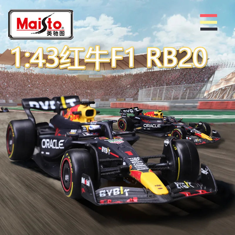 Red Bull 2024 RB20 Max Verstappen & Sergio Pérez - Fórmula 1 - Colecionáveis 1:43