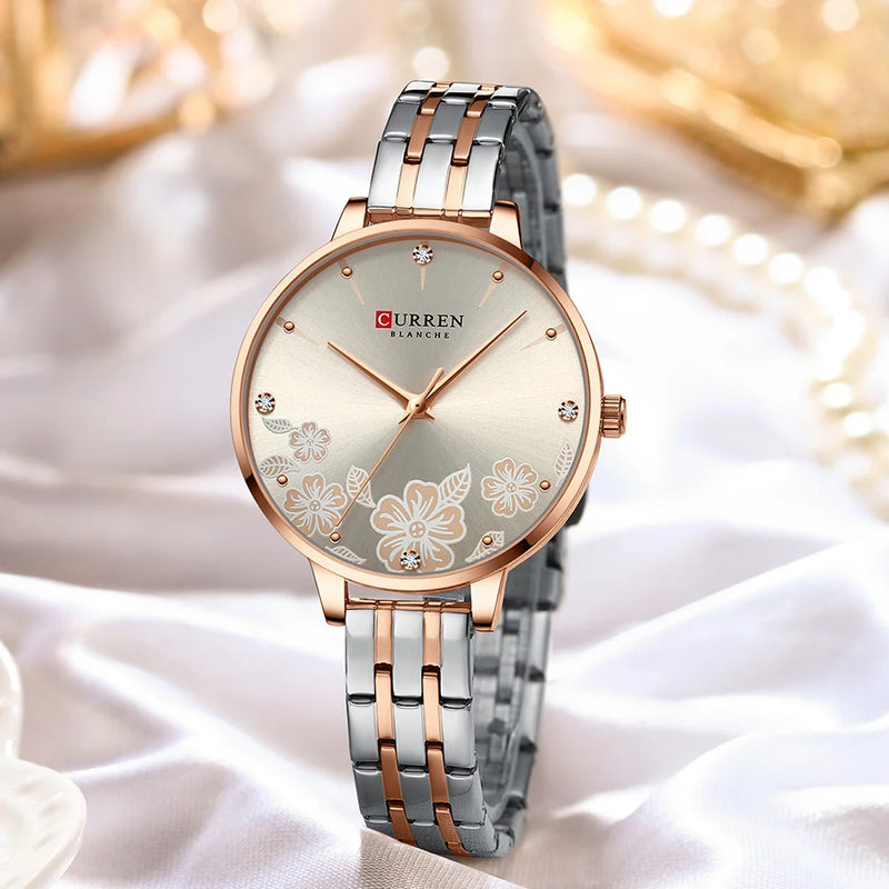 New Fashion Women Watches Top Brand Ladies Luxury Creative Steel Women Bracelet Watches Female Quartz Waterproof Watch Gift