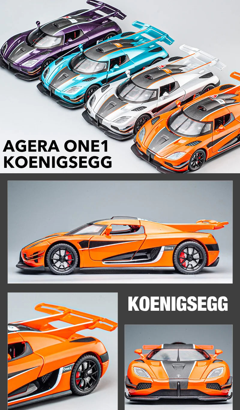 Koenigsegg ONE - Esportivo - Colecionáveis 1:24