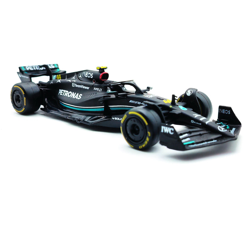 Mercedes 2023 W14 Lewis Hamilton e George Russell - Fórmula 1 - Colecionáveis 1:43